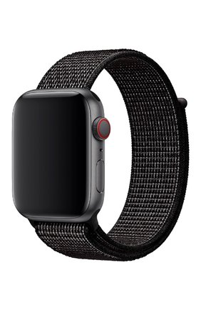 Ремешок apple watch 44mm sport loop APPLE  черного цвета, арт. MV7L2ZM/A | Фото 1 (Статус проверки: Проверена категория)