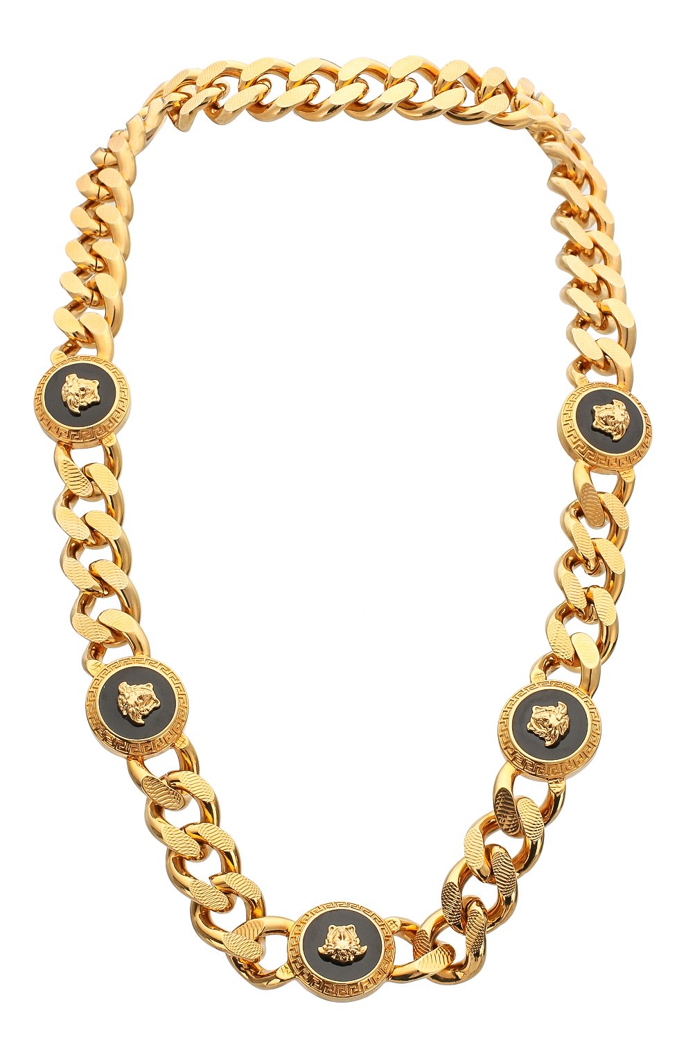 Мужского цепь VERSACE золотого цвета, арт. DG17249/DJMS | Фото 1