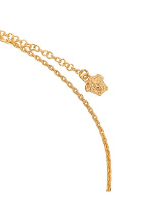 Мужского цепь с кулоном VERSACE золотого цвета по цене 34400 руб., арт. DG17488/DJMS | Фото 3 Мужского цепь с кулоном VERSACE золотого цвета, арт. DG17488/DJMS | Фото 3