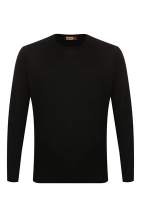 Мужская хлопковый лонгслив ZILLI черного цвета по цене 44350 руб., арт. MES-NT260-JEME1/ML02 | Фото 1 Мужская хлопковый лонгслив ZILLI черного цвета, арт. MES-NT260-JEME1/ML02 | Фото 1
