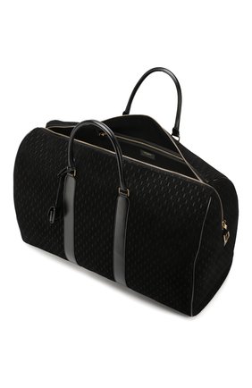 Мужская кожаная дорожная сумка SAINT LAURENT черного цвета по цене 162000 руб., арт. 582141/09W3W | Фото 4 Мужская кожаная дорожная сумка SAINT LAURENT черного цвета, арт. 582141/09W3W | Фото 4 (Материал: Натуральная кожа; Ремень/цепочка: На ремешке; Статус проверки: Проверено, Проверена категория)