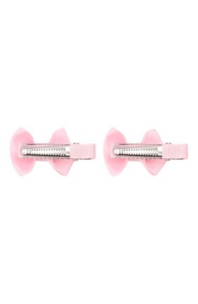 Детская комплект из 2-х зажимов small bow z JUNEFEE розового цвета по цене 640 руб., арт. 3826 | Фото 2 Детская комплект из 2-х зажимов small bow z JUNEFEE розового цвета, арт. 3826 | Фото 2