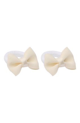 Детская комплект из 2-х резинок small bow JUNEFEE бежевого цвета по цене 790 руб., арт. 6077 | Фото 2 Детская комплект из 2-х резинок small bow JUNEFEE бежевого цвета, арт. 6077 | Фото 2
