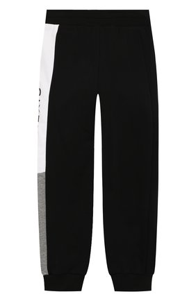 Детские хлопковые джоггеры GIVENCHY черного цвета по цене 10500 руб., арт. H24058 | Фото 2 Детские хлопковые джоггеры GIVENCHY черного цвета, арт. H24058 | Фото 2