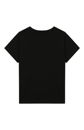 Детский хлопковая футболка GIVENCHY черного цвета по цене 14950 руб., арт. H05091 | Фото 2 Детский хлопковая футболка GIVENCHY черного цвета, арт. H05091 | Фото 2 (Статус проверки: Проверена категория; Материал внешний: Хлопок; Рукава: Короткие; Кросс-КТ НВ: Футболка)