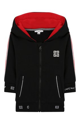 Детский хлопковый кардиган GIVENCHY черного цвета по цене 23300 руб., арт. H05086 | Фото 1 Детский хлопковый кардиган GIVENCHY черного цвета, арт. H05086 | Фото 1