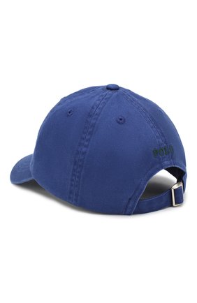 Детская хлопковая бейсболка POLO RALPH LAUREN синего цвета по цене 2250 руб., арт. 323702853 | Фото 2 Детская хлопковая бейсболка POLO RALPH LAUREN синего цвета, арт. 323702853 | Фото 2
