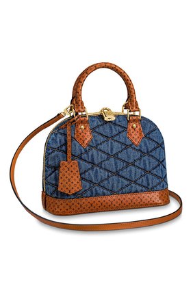 Женская сумка alma bb LOUIS VUITTON синего цвета по цене 114000 руб., арт. M55048 | Фото 1 Женская сумка alma bb LOUIS VUITTON синего цвета, арт. M55048 | Фото 1