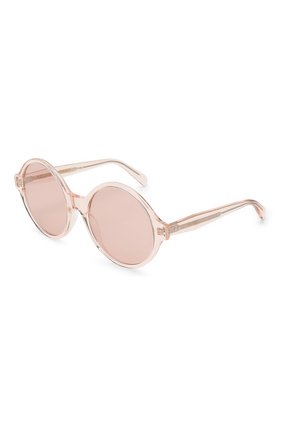 Женские солнцезащитные очки CELINE EYEWEAR розового цвета по цене 24350 руб., арт. CL40051I 72S | Фото 1 Женские солнцезащитные очки CELINE EYEWEAR розового цвета, арт. CL40051I 72S | Фото 1 (Тип очков: С/з; Оптика Гендер: оптика-женское; Очки форма: Круглые)