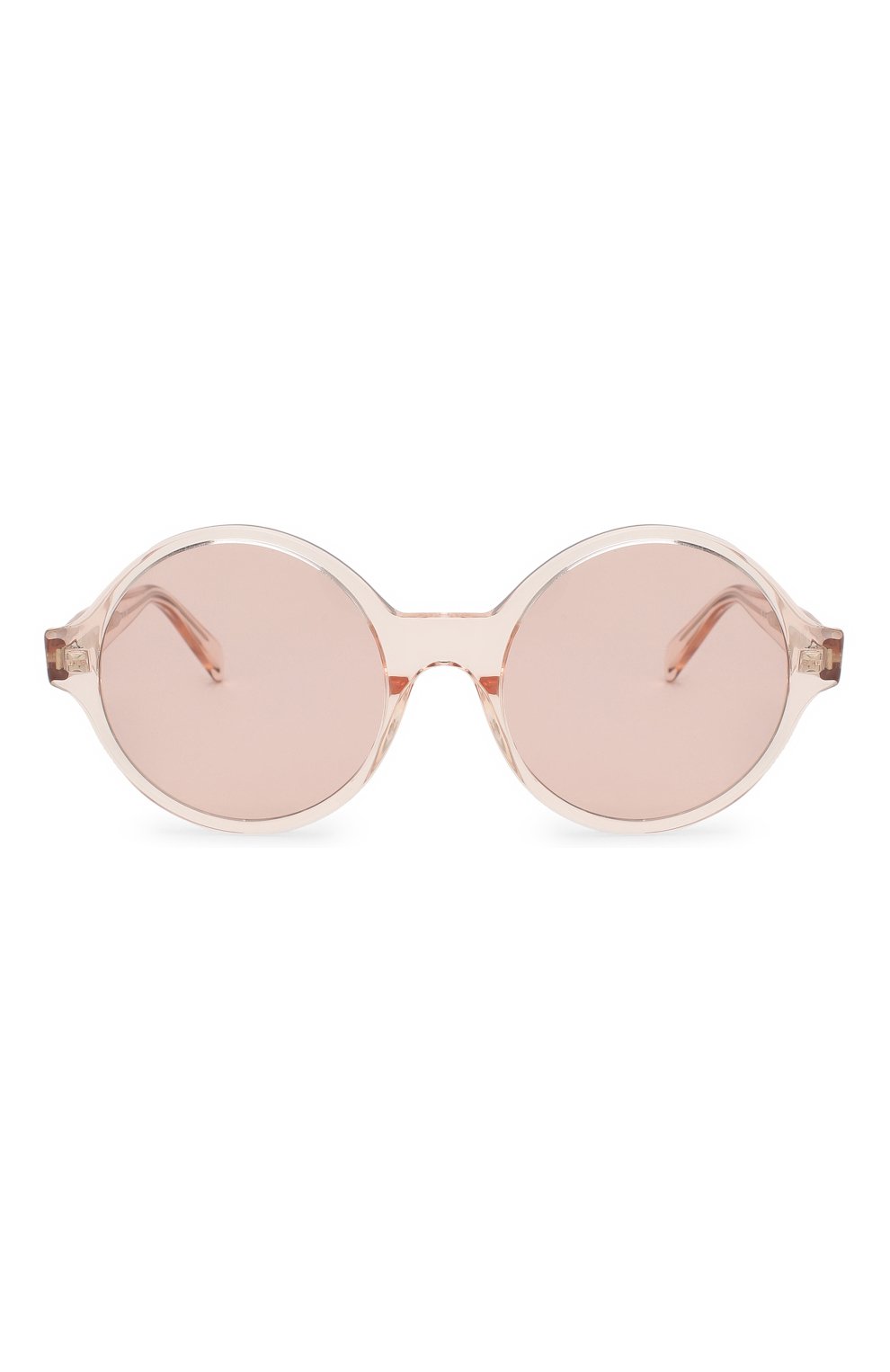 Женские солнцезащитные очки CELINE EYEWEAR розового цвета, арт. CL40051I 72S | Фото 3 (Тип очков: С/з; Оптика Гендер: оптика-женское; Очки форма: Круглые)
