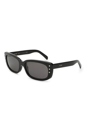 Женские солнцезащитные очки CELINE EYEWEAR черного цвета, арт. CL40072I 01A | Фото 1 (Тип очков: С/з; Статус проверки: Проверено, Проверена категория)