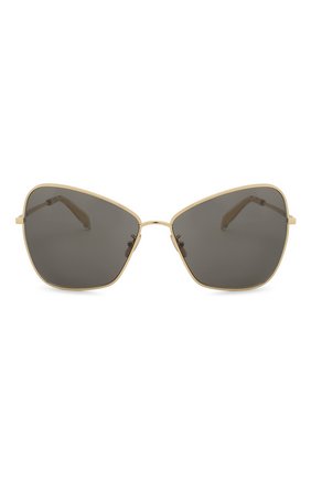 Женские солнцезащитные очки CELINE EYEWEAR золотого цвета по цене 24450 руб., арт. CL40080U 30A | Фото 3 Женские солнцезащитные очки CELINE EYEWEAR золотого цвета, арт. CL40080U 30A | Фото 3
