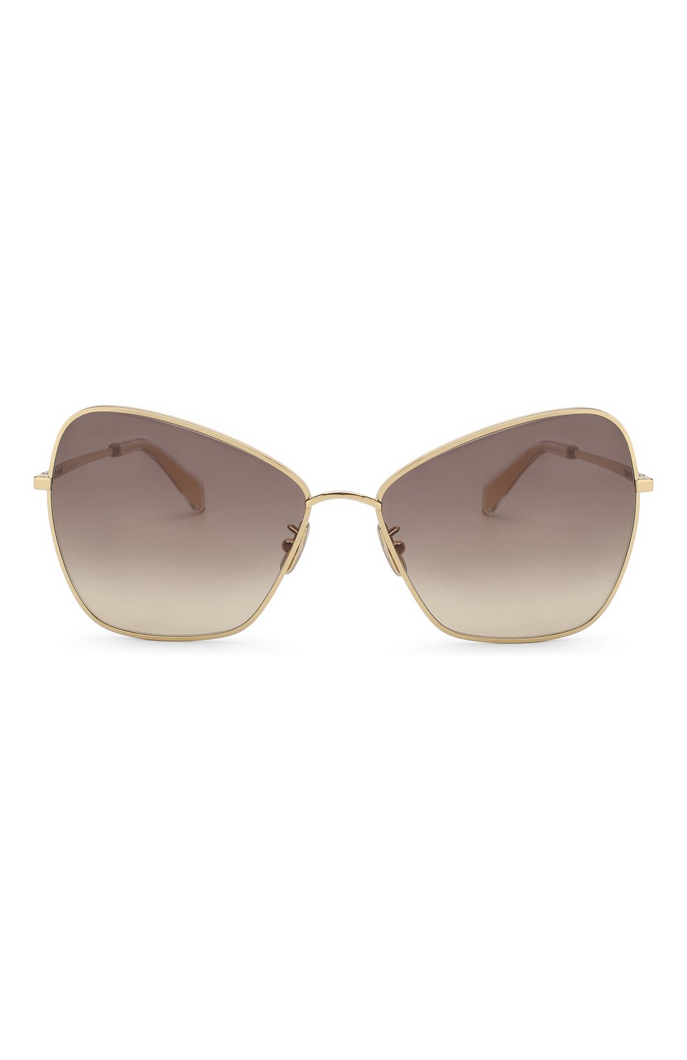 Женские солнцезащитные очки CELINE EYEWEAR золотого цвета по цене 24450 руб., арт. CL40080U 30F | Фото 3 Женские солнцезащитные очки CELINE EYEWEAR золотого цвета, арт. CL40080U 30F | Фото 3