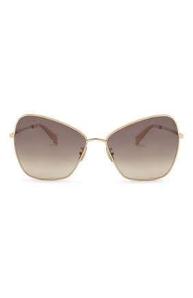 Женские солнцезащитные очки CELINE EYEWEAR золотого цвета по цене 24450 руб., арт. CL40080U 30F | Фото 3 Женские солнцезащитные очки CELINE EYEWEAR золотого цвета, арт. CL40080U 30F | Фото 3