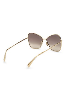 Женские солнцезащитные очки CELINE EYEWEAR золотого цвета по цене 24450 руб., арт. CL40080U 30F | Фото 4 Женские солнцезащитные очки CELINE EYEWEAR золотого цвета, арт. CL40080U 30F | Фото 4