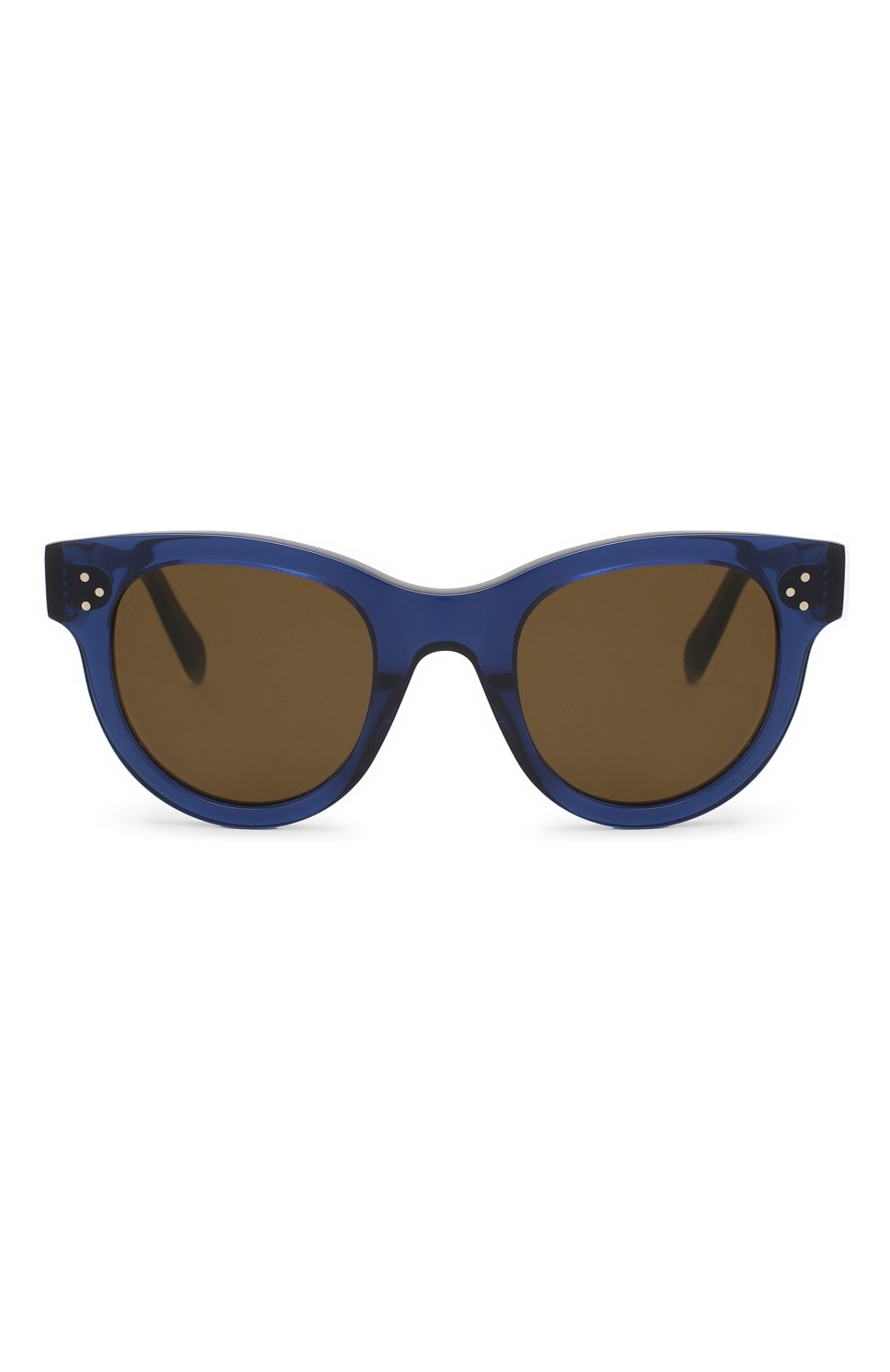 Женские солнцезащитные очки CELINE EYEWEAR синего цвета по цене 16000 руб., арт. CL40003I 90E | Фото 3 Женские солнцезащитные очки CELINE EYEWEAR синего цвета, арт. CL40003I 90E | Фото 3 (Тип очков: С/з; Статус проверки: Проверена категория)