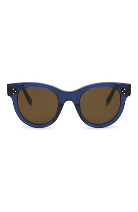 Женские солнцезащитные очки CELINE EYEWEAR синего цвета по цене 16000 руб., арт. CL40003I 90E | Фото 3 Женские солнцезащитные очки CELINE EYEWEAR синего цвета, арт. CL40003I 90E | Фото 3 (Тип очков: С/з; Статус проверки: Проверена категория)