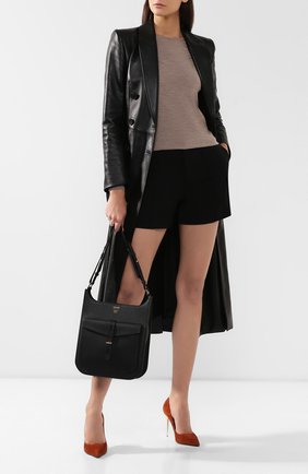 Женская сумка t twist medium TOM FORD черного цвета по цене 159000 руб., арт. L1206T-LCL008 | Фото 2 Женская сумка t twist medium TOM FORD черного цвета, арт. L1206T-LCL008 | Фото 2