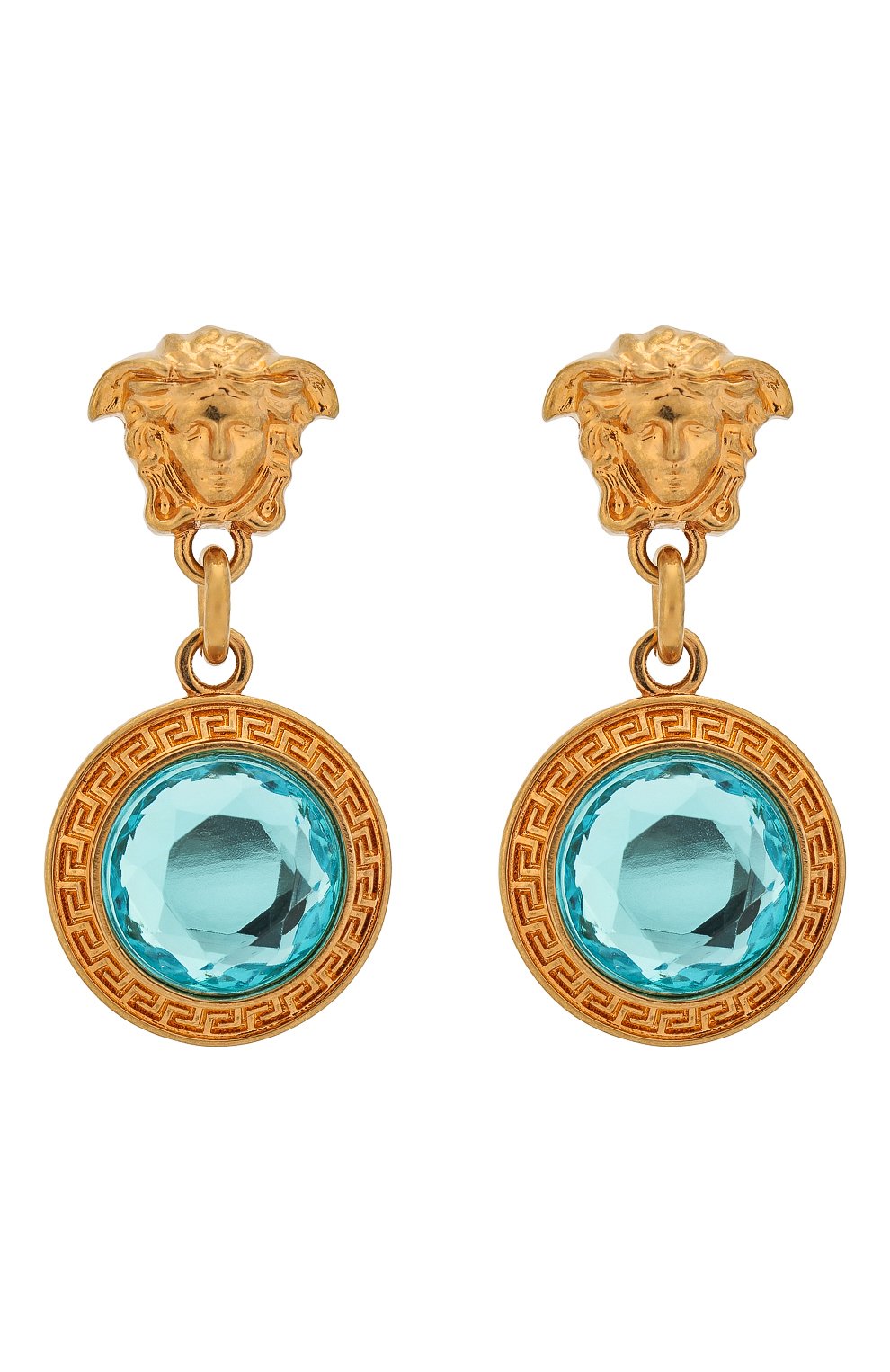 Женские серьги tribute VERSACE голубого цвета, арт. DG2H059/DJMX | Фото 1