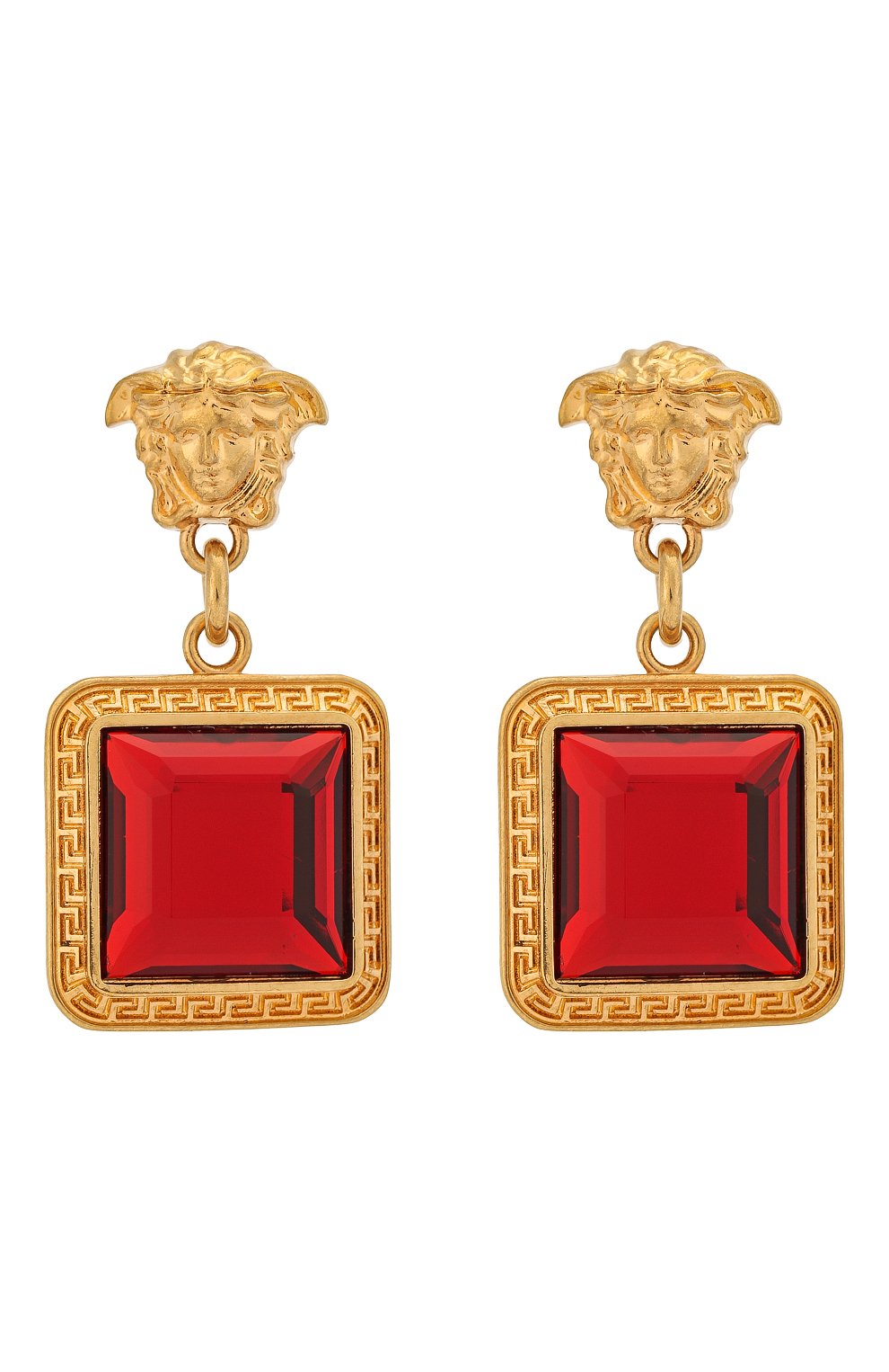 Женские серьги tribute VERSACE красного цвета, арт. DG2H060/DJMX | Фото 1
