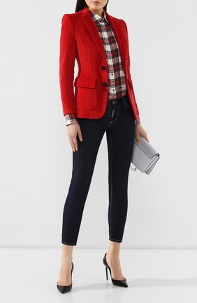 Женские джинсы DSQUARED2 синего цвета по цене 21400 руб., арт. S75LB0228/S30595 | Фото 2 Женские джинсы DSQUARED2 синего цвета, арт. S75LB0228/S30595 | Фото 2