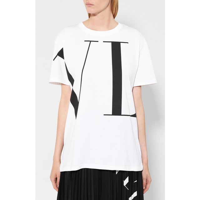 фото Хлопковая футболка valentino