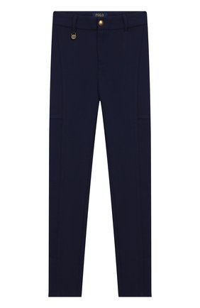 Детского брюки POLO RALPH LAUREN темно-синего цвета по цене 4995 руб., арт. 312750857 | Фото 1 Детского брюки POLO RALPH LAUREN темно-синего цвета, арт. 312750857 | Фото 1
