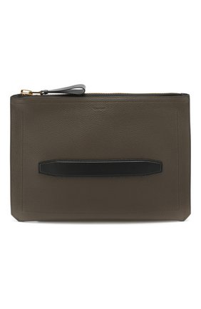 Мужская кожаная папка для документов TOM FORD хаки цвета по цене 88150 руб., арт. H0271T-LCL037 | Фото 1 Мужская кожаная папка для документов TOM FORD хаки цвета, арт. H0271T-LCL037 | Фото 1
