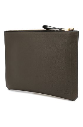 Мужская кожаная папка для документов TOM FORD хаки цвета по цене 88150 руб., арт. H0271T-LCL037 | Фото 2 Мужская кожаная папка для документов TOM FORD хаки цвета, арт. H0271T-LCL037 | Фото 2