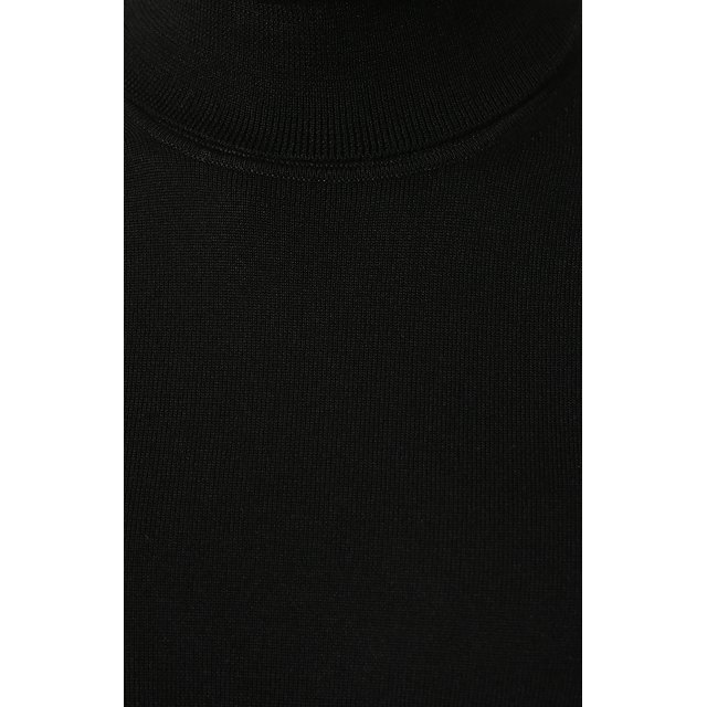 Шерстяная водолазка BOSS 50379079, цвет чёрный, размер 48 - фото 5