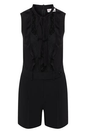 Женский комбинезон REDVALENTINO черного цвета по цене 59950 руб., арт. SR3VEA60/4A8 | Фото 1 Женский комбинезон REDVALENTINO черного цвета, арт. SR3VEA60/4A8 | Фото 1