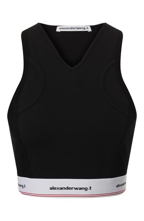 Женская хлопковый топ ALEXANDERWANG.T черного цвета по цене 18350 руб., арт. 4CC2198001 | Фото 1 Женская хлопковый топ ALEXANDERWANG.T черного цвета, арт. 4CC2198001 | Фото 1