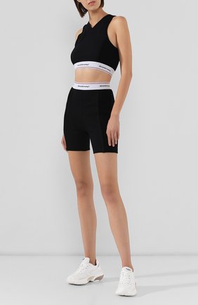 Женская хлопковый топ ALEXANDERWANG.T черного цвета по цене 18350 руб., арт. 4CC2198001 | Фото 2 Женская хлопковый топ ALEXANDERWANG.T черного цвета, арт. 4CC2198001 | Фото 2