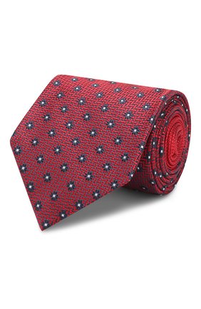 Мужской шелковый галстук ERMENEGILDO ZEGNA красного цвета по цене 17700 руб., арт. Z6F06/1US | Фото 1 Мужской шелковый галстук ERMENEGILDO ZEGNA красного цвета, арт. Z6F06/1US | Фото 1
