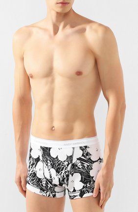 Мужские хлопковые боксеры CALVIN KLEIN черно-белого цвета по цене 2995 руб., арт. NB1996A | Фото 2 Мужские хлопковые боксеры CALVIN KLEIN черно-белого цвета, арт. NB1996A | Фото 2