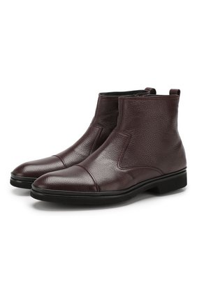 Мужские кожаные сапоги ALDO BRUE бордового цвета по цене 37250 руб., арт. AB8520H-CM | Фото 1 Мужские кожаные сапоги ALDO BRUE бордового цвета, арт. AB8520H-CM | Фото 1