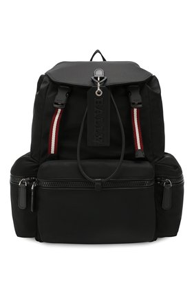 Мужской текстильный рюкзак crew BALLY черного цвета, арт. CREW SM.T/70 | Фото 1 (Статус проверки: Проверено, Проверена категория; Материал: Текстиль; Размер: large; Стили: Кэжуэл)