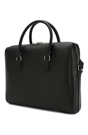 Мужская кожаная сумка для ноутбука SAINT LAURENT черного цвета по цене 95400 руб., арт. 556999/BTY0E | Фото 3 Мужская кожаная сумка для ноутбука SAINT LAURENT черного цвета, арт. 556999/BTY0E | Фото 3