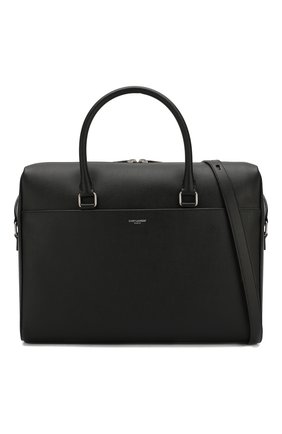 Мужская кожаная сумка для ноутбука SAINT LAURENT черного цвета по цене 95400 руб., арт. 556999/BTY0E | Фото 6 Мужская кожаная сумка для ноутбука SAINT LAURENT черного цвета, арт. 556999/BTY0E | Фото 6