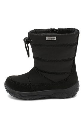 Детские утепленные сапоги NATURINO черного цвета по цене 6995 руб., арт. 0013001265/01 | Фото 2 Детские утепленные сапоги NATURINO черного цвета, арт. 0013001265/01 | Фото 2