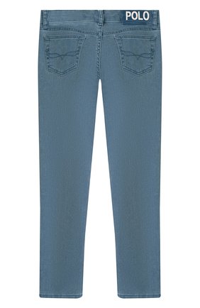 Детские джинсы POLO RALPH LAUREN синего цвета по цене 8370 руб., арт. 313750605 | Фото 2 Детские джинсы POLO RALPH LAUREN синего цвета, арт. 313750605 | Фото 2