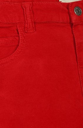 Детские хлопковые брюки GUCCI красного цвета по цене 16200 руб., арт. 566100/XDAN0 | Фото 3 Детские хлопковые брюки GUCCI красного цвета, арт. 566100/XDAN0 | Фото 3
