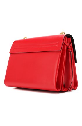 Женская сумка valentino garavani v-ring medium VALENTINO красная цвета, арт. SW2B0E02/BMW купить в ЦУМ | Фото №3 Сумка Valentino Garavani V-Ring medium Valentino красная цвета | Фото №3
