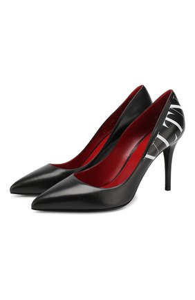 Кожаные туфли Valentino Garavani VLTN | Фото №1 Кожаные туфли Valentino Garavani VLTN | Фото №1