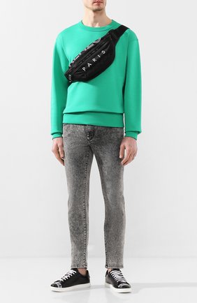 Мужская текстильная поясная сумка KENZO черного цвета по цене 11950 руб., арт. F855SF212F24 | Фото 2 Мужская текстильная поясная сумка KENZO черного цвета, арт. F855SF212F24 | Фото 2