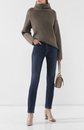 Женские кожаные ботильоны SANTONI серого цвета по цене 44200 руб., арт. WTT058158HI2CBGNE41 | Фото 2 Женские кожаные ботильоны SANTONI серого цвета, арт. WTT058158HI2CBGNE41 | Фото 2