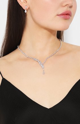 Женский комплект nice SWAROVSKI серебряного цвета по цене 19880 руб., арт. 5506752 | Фото 2 Женский комплект nice SWAROVSKI серебряного цвета, арт. 5506752 | Фото 2