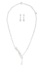 Женский комплект nice SWAROVSKI серебряного цвета, арт. 5506752 | Фото 1 (Материал: Металл; Статус проверки: Проверена категория)