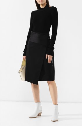 Женская пуловер HELMUT LANG черного цвета по цене 32750 руб., арт. J04HW703 | Фото 2 Женская пуловер HELMUT LANG черного цвета, арт. J04HW703 | Фото 2