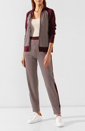 Женские брюки RAG&BONE бордового цвета по цене 25850 руб., арт. W294T18JB | Фото 2 Женские брюки RAG&BONE бордового цвета, арт. W294T18JB | Фото 2